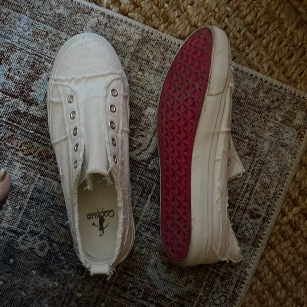 Corky’s White Sneakers
